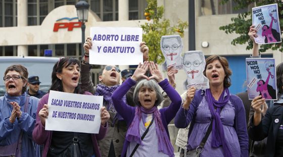 Ilustradas abortistas en Madrid
