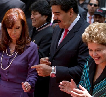 Kirchner, Maduro, Rousef